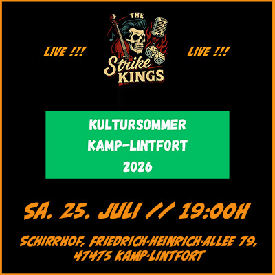 SA. 25.07. 
@KULTURSOMMER // KAMP-LINTFORT
