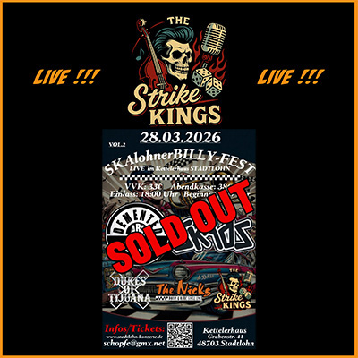 The STRIKE KINGS @ SKAlohner Billyfest // Stadtlohn // 28.03.2026